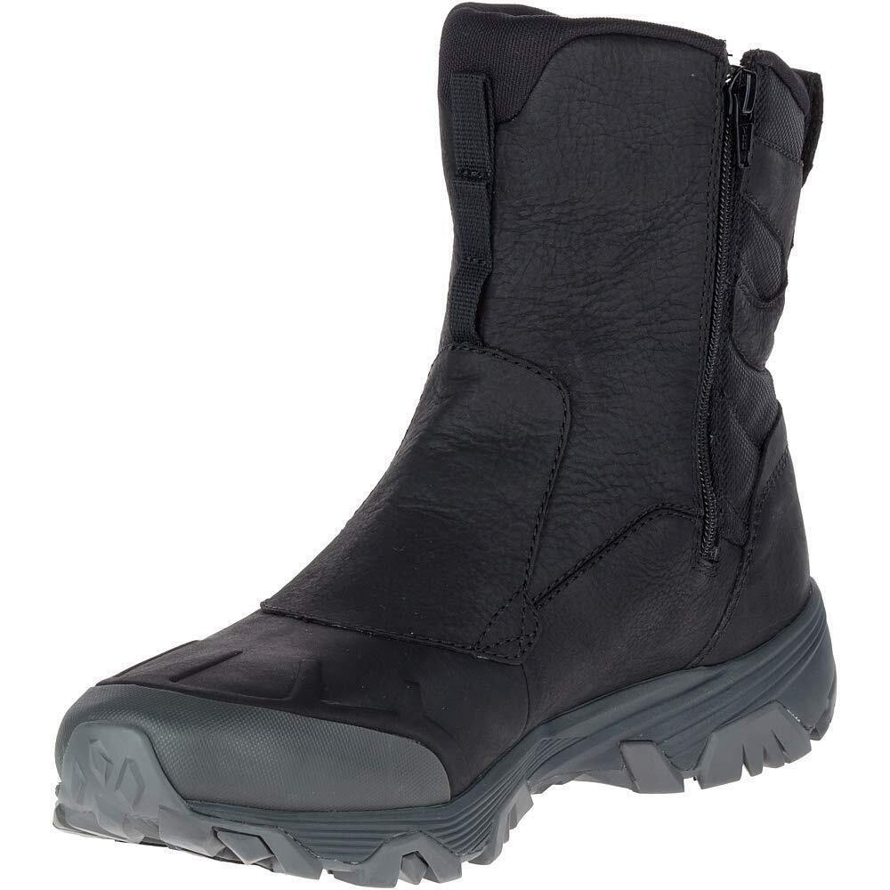 MERRELL MEN'S COLDPACK ICE+ 8" ZIP POLAR WATERPROOF SNOW BOOT, BLACK, 11 M US - Picture 5 of 6